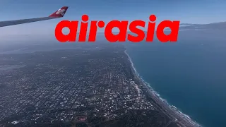 Perth, Australia Landing (PER)  | Air Asia X Airbus A330-300 arriving from Kuala Lumpur (KUL)