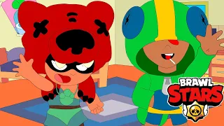 LEON & NITA FUNNY MOMENTS - BRAWL STARS ANIMATION