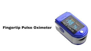 Fingertip Pulse Oximeter  |  How to use oximeter