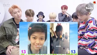 BTS REACTION NEW | Third Kamikaze Vs BTS Tae hyung V II Transformation From 1 To 23 Years Old