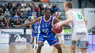 Mobilaris play of the game vs. Norrköping Dolphins: De'Riante Jenkins steal & dunk