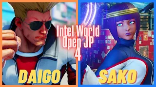 SFV 🌟 Daigo Umehara (Guile) vs Sako (Menat)  👉 Intel World Open JP #4