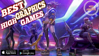 TOP 10 NEW BEST HIGH GRAPHICS GAMES FOR ANDROID & IOS 2021 🔥