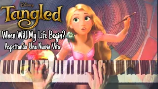 TANGLED "When Will My Life Begin?" | RAPUNZEL "Aspettando Una Nuova Vita" Piano Cover + Sheet Music