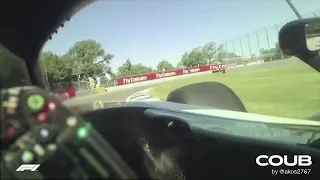 2018 Roman Grosjean Canadian Grand Prix Driver's eye