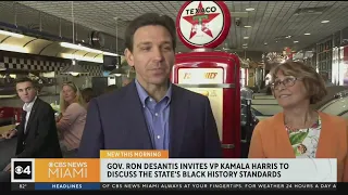 Gov. DeSantis has invited VP Harris to discuss Florida's Black history standards