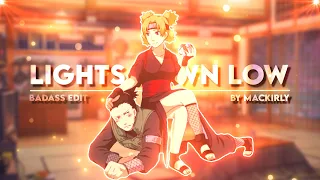 Temari X Shikamaru - Lights Down Low [Edit/AMV] | 4K! | (@Vortekxs  Remake)