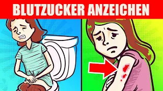 10 Zeichen  dass dein Blutzucker hoch ist & 5 Diabetes Symptome