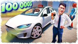 Мен байып кеттім, алғашқы 100 000$ таптым есссс (Car For Sale Simulator 2023) #5