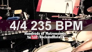 🔴 235 BPM Pop Percusion Metronome