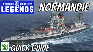 Normandie (Accuracy Build) - World of Warships Legends - Guide & Gameplay