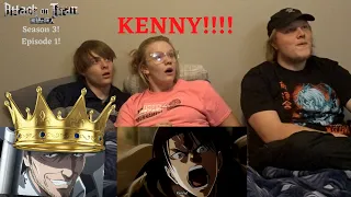 Attack on Titan Season 3 Episode 1 Reaction!! "Smoke Signal" Taking His GF's Anime V-card! KENNY!!!