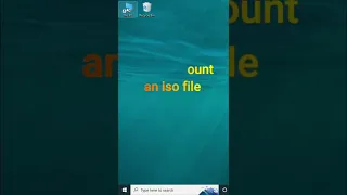 Mount ISO file without any software | Windows | 2022 | #shorts #pc #windows #isofile