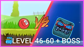 Red Ball 4 - Прохождение 46-60 levels + BOSS - БИТВА ЗА ЛУНУ