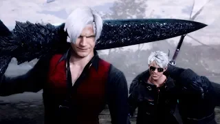 New What if Leon Fusion with Dante in Devil May Cry 5 Gameplay Costume Cutscenes MOD (DMC 5)