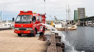 1995 Mitsubishi Canter Fire Truck Pump Operation