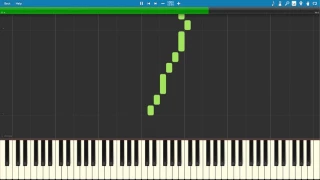 Lost Woods Melody - Ocarina of Time - Synthesia Piano Tutorial