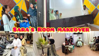 SARA Ka New Room 🏡 | 1 din mein kiya ROOM MAKEOVER & DECOR | Bhopal vlog