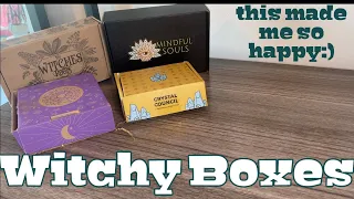 Opening 4 Witchy Subscription Boxes 📦 | WITCHY WEDNESDAY 🧙‍♀️