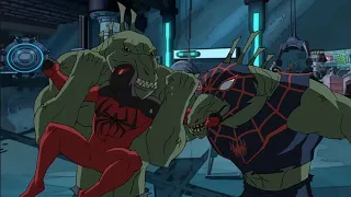 Miles Becomes Lizard and Attacks Spider Man | Ultimate Spider Man Season 4