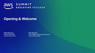 AWS Summit Washington DC Executive Program 2023 - Opening Remarks