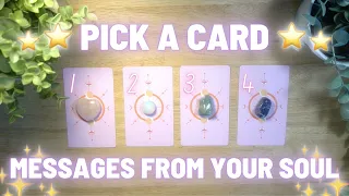 What Your Soul (Higher Self) Wants You To Know💕 Pick-a-Card Tarot Reading 🌟