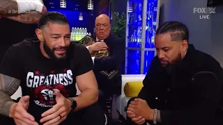 Roman Reigns Talking To Jimmy Uso Backstage (1/2) - WWE SmackDown 10/13/23 1080p