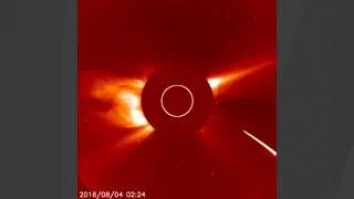 Impacto De Un Cometa Contra El Sol Es Captado Por La Sonda SOHO