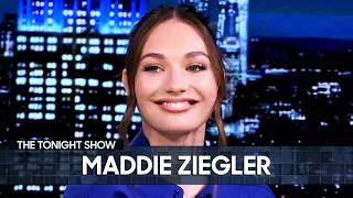 Maddie Ziegler Remembers Meeting Justin Bieber with her Dance Group | Tonight Show