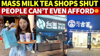 Mass Closures of Bubble Tea Shops in China, People Can’t Even Afford Milk Tea Anymore