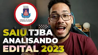 CONCURSO TJBA 2023 - SAIU EDITAL