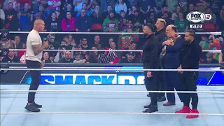 Randy Orton confronta a Roman Reigns y The Bloodline - WWE Smackdown 15/12/2023 (En Español)
