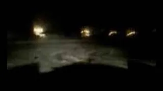 On board my Celica Gt4 st185 in the night with rally lights