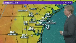 Partly Cloudy, Warm, and Humid Wednesday