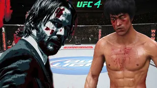 Bruce Lee vs John Wick  EA Sports UFC 4