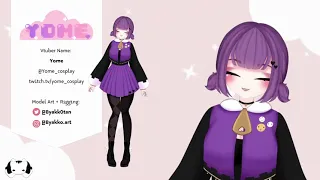 Live2D Vtuber Model Showcase: Yome