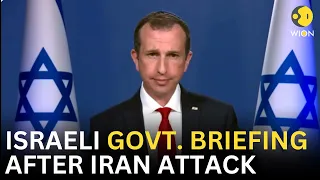 Iran Attacks Israel LIVE: Israeli Government spokesperson gives briefing after Iran attack | WION