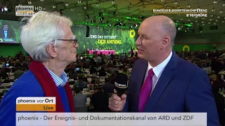 Bundesdelegiertenkonferenz Die Grünen: Hans-Christian Ströbele am 27.01.18