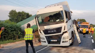 Remorquage camion I Tow Truck I RN 134 Oloron Sainte Marie 22 juillet 2020