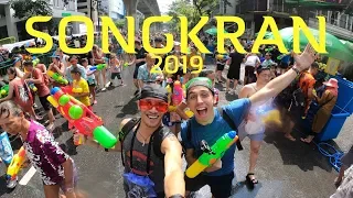 THE LARGEST WATERFIGHT IN THE WORLD!!! SONGKRAN (BANGKOK) - Vlog #105