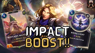 Boost Makes Impact One Of The BEST Keywords In The Game ft Lux Bandle City | Legends of Runeterra