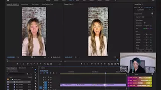 Lindsey Stirling Editing TikToks - Twitch Livestream (10/23/2021)