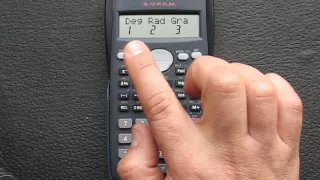 Los modos de la calculadora