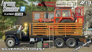 Transporting VOLVO 2654 with CHEVROLET C70 | Silverrun Forest | FS22 Platinum Edition | Episode 13