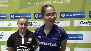 Bianca Mei-Roșu și-a păstrat statutul de campioană europeană în 2022 și țintește sus!