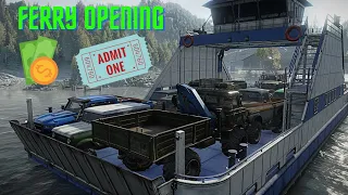 How To Open The Ferry In Season 10 Snowrunner New Update British Coulmbia Canada DLC BC