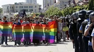 Violence erupts at Kyiv gay pride march