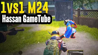 1v1 M24 Room Fight with Random Player | PUBG Mobile | Hassan GameTube