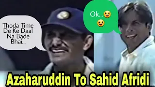 Azharuddin to Shahid Afridi,Thoda Time De Ke Daal Na... Bade Bhai