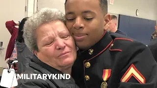 Marine surprises grandma and honors grandfather's legacy | Militarykind